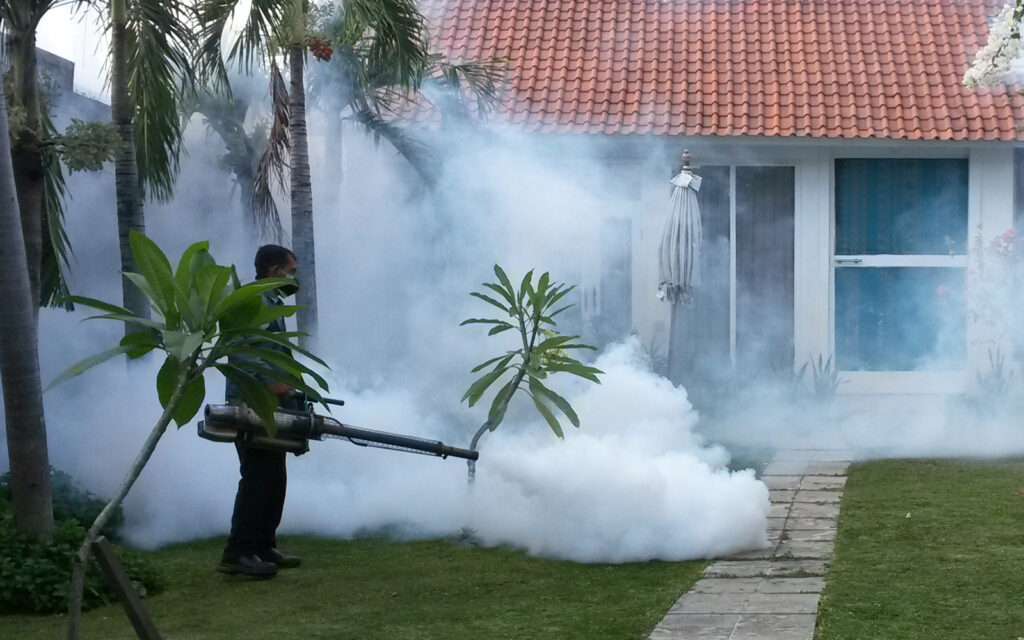 T4P Pest Control Bali working on Mosquitoes Fogging